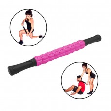 Bastão Rolo de Liberação Soltura Miofascial Fitness Massagem Alivia Tensão Muscular Pink